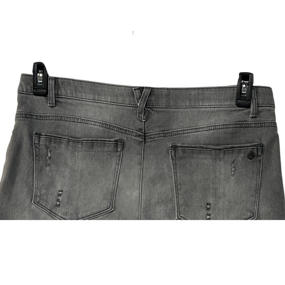 Democracy Ab Solution Womens Size 16 Mid Rise Roll Cuff Stretch Shorts Gray - Picture 11 of 12